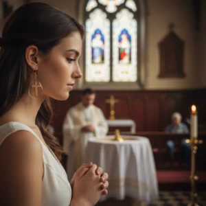 cross earring 18 k goal